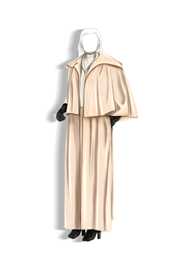 Cape coat abaya