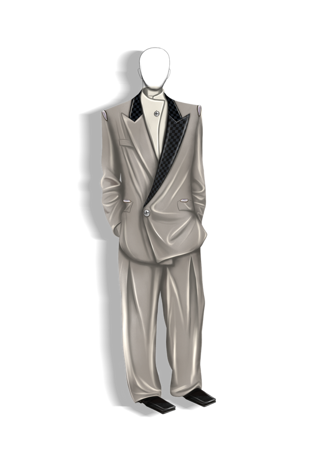 Double breasted suit