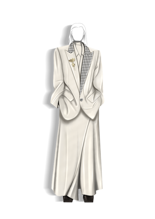 Oversized women's suit