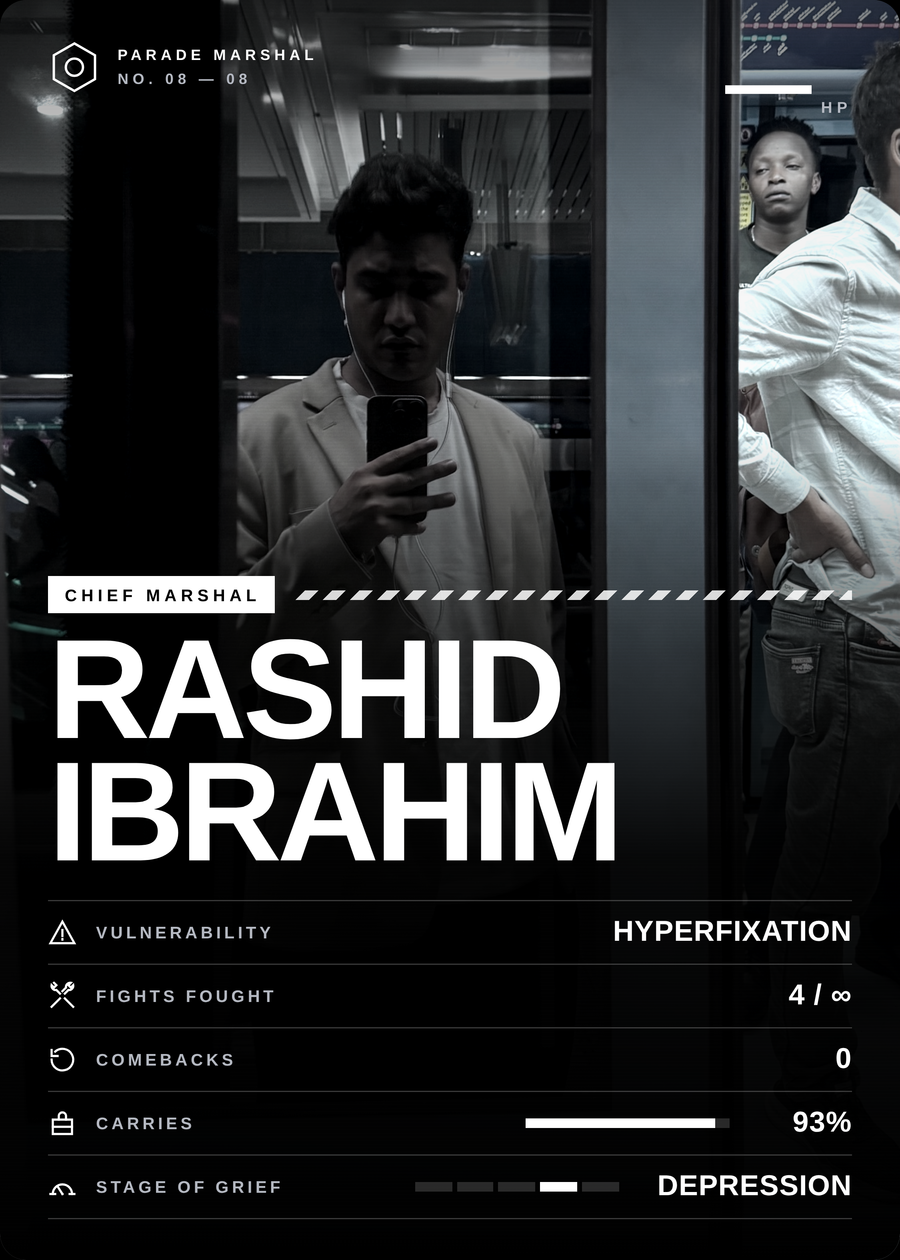 Rashid Ibrahim, Chief Marshal